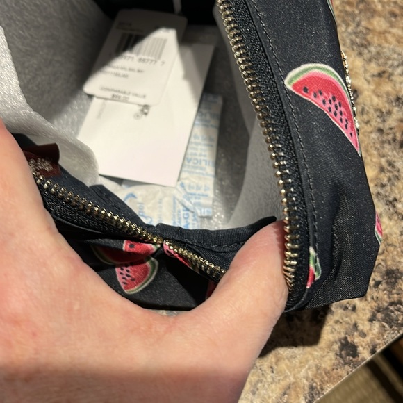 Coach Watermelon Nylon Small Boxy Cosmetic Case - Picture 9 of 9